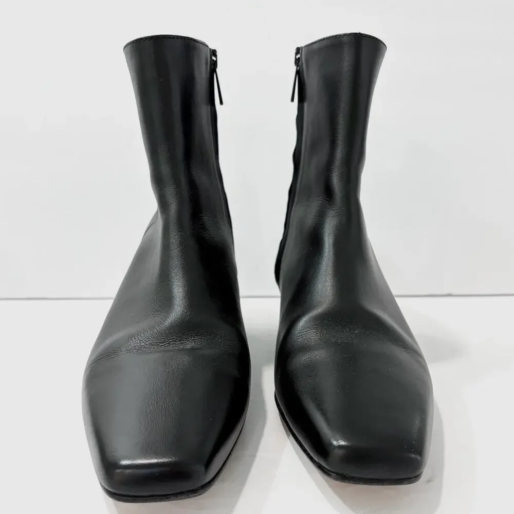 Flattered Rami Black Leather Boots - Picture 6 of 10